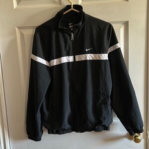 black and white nike jacket